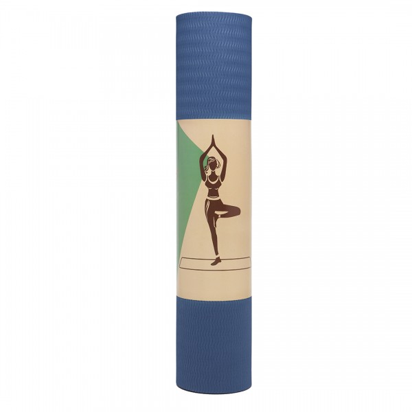 Kono TPE Non-slip Classic Yoga Mat - Navy